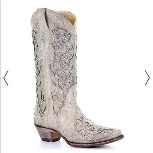 Corral glitter inlay boots